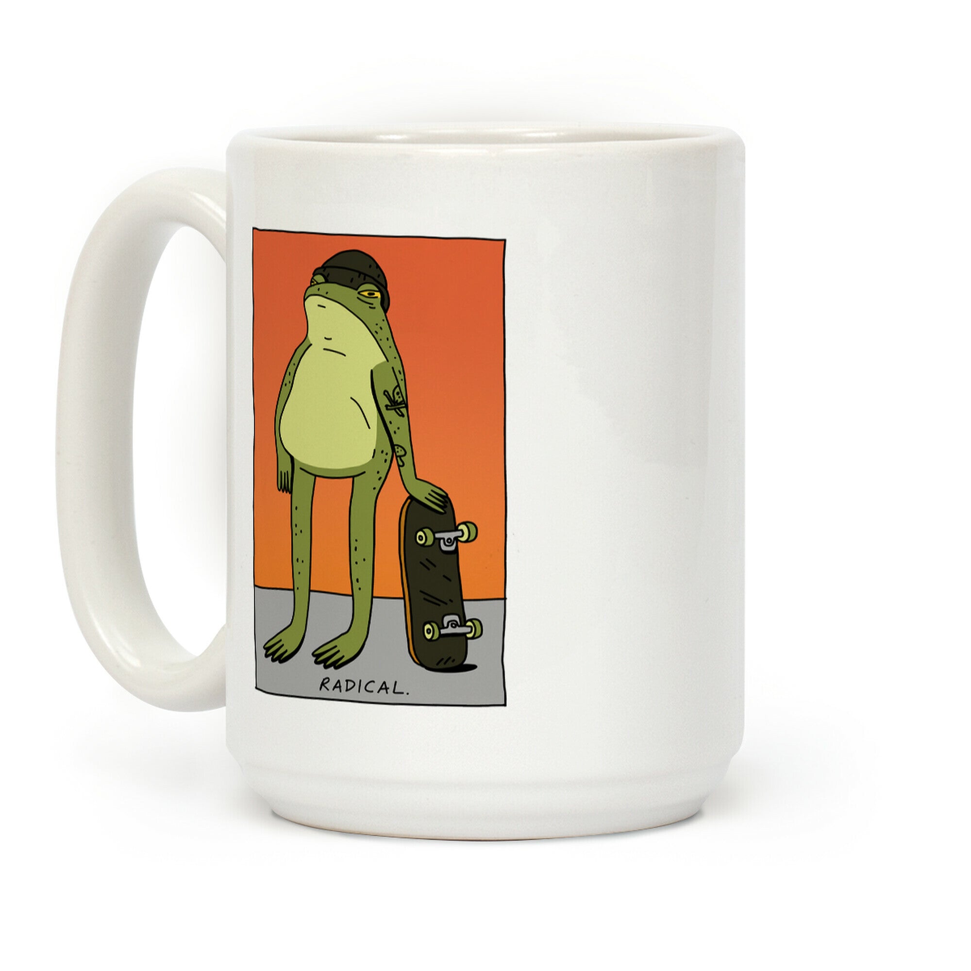 Radical Frog Skater Coffee Mug