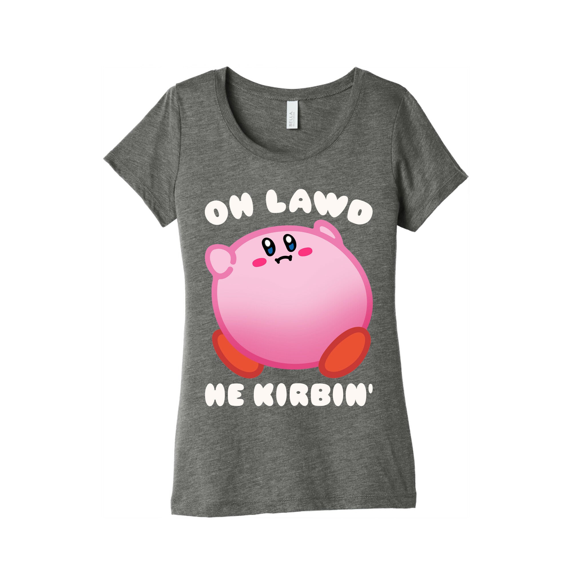 Oh Lawd He Kirbin' Parody Women's Triblend Tee