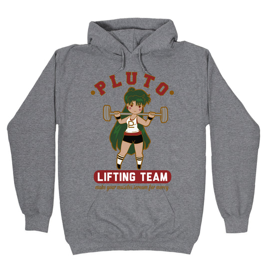 Pluto Lifting Team Parody Hoodie