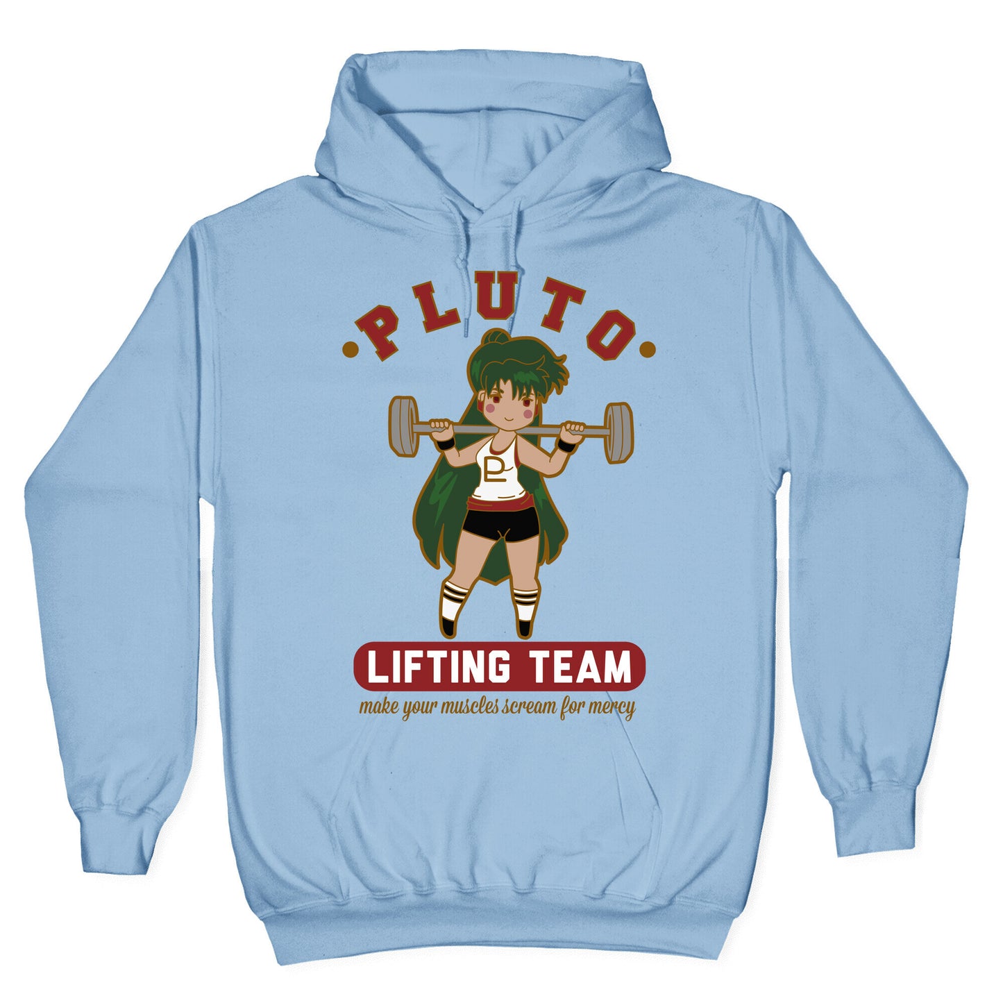 Pluto Lifting Team Parody Hoodie