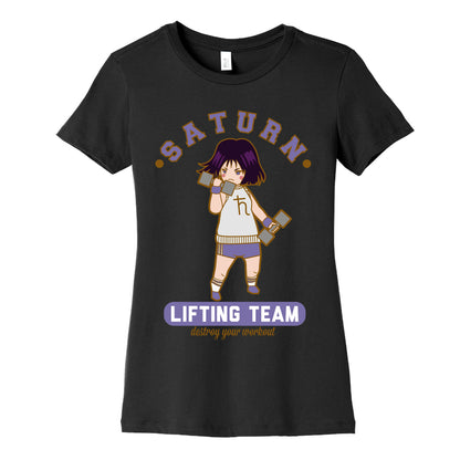 Saturn Lifting Team Parody Women's Cotton Tee