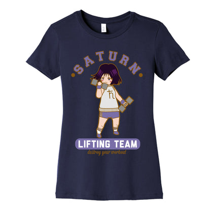 Saturn Lifting Team Parody Women's Cotton Tee