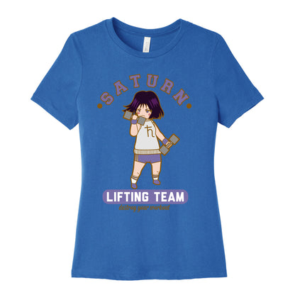 Saturn Lifting Team Parody Women's Cotton Tee