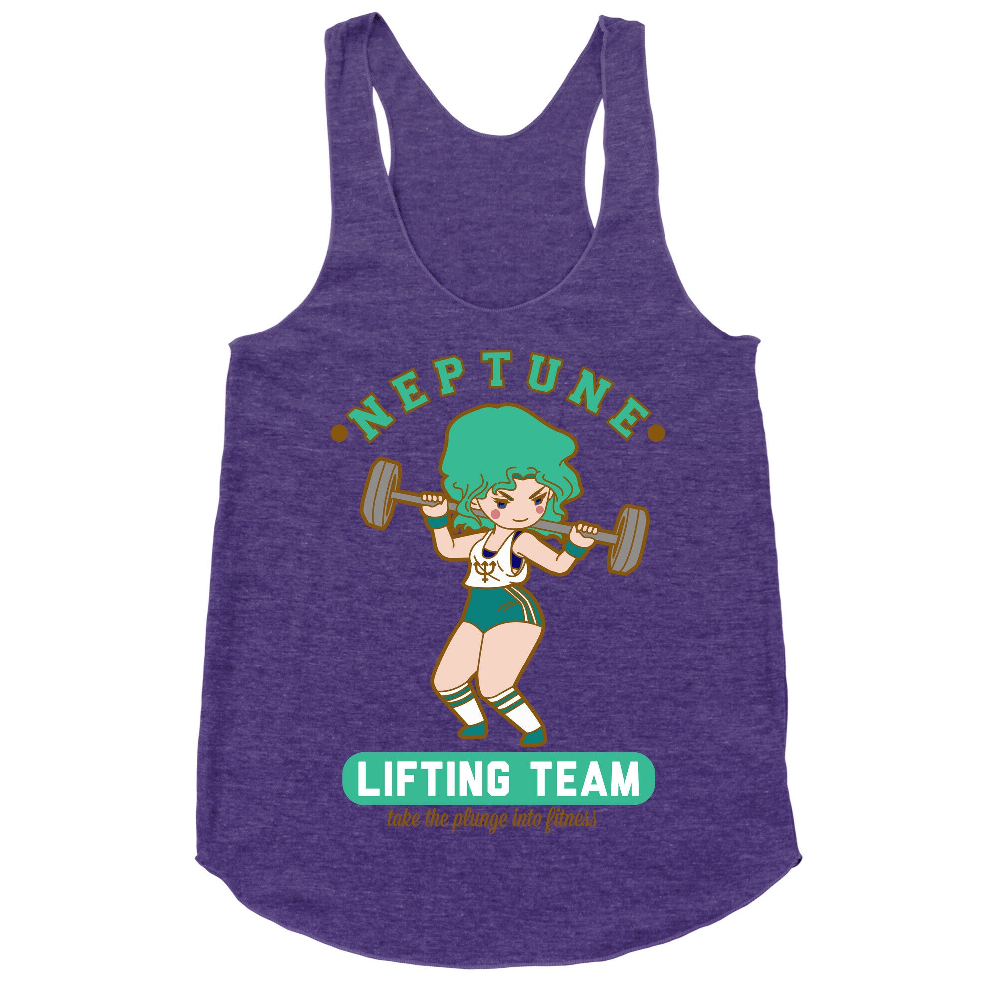 Neptune Lifting Team Parody Racerback Tank