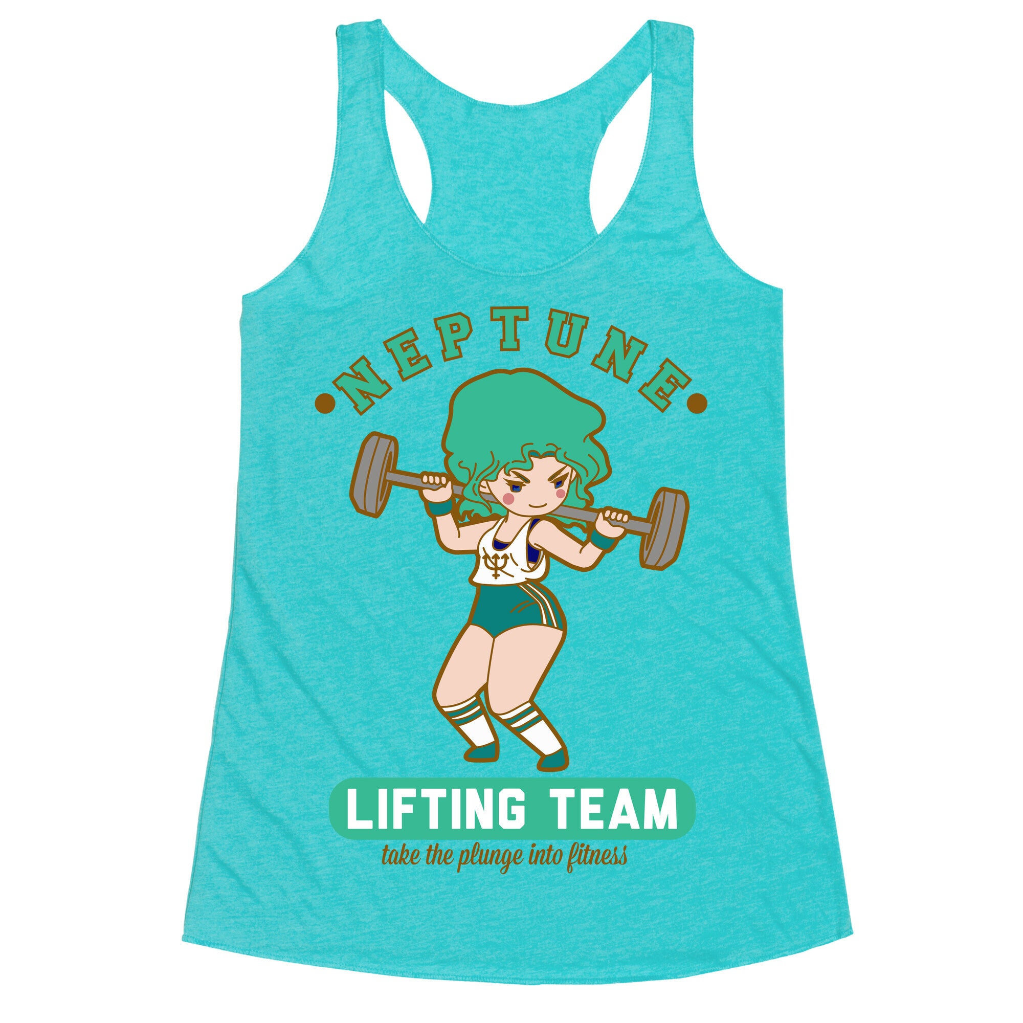 Neptune Lifting Team Parody Racerback Tank