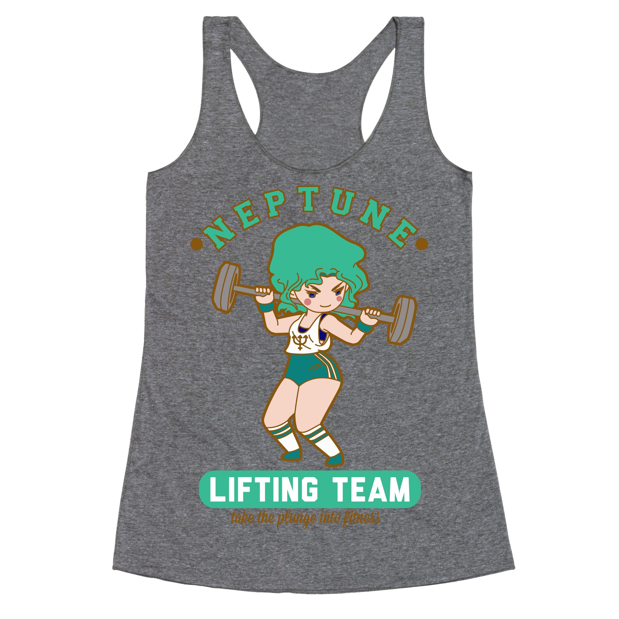 Neptune Lifting Team Parody Racerback Tank