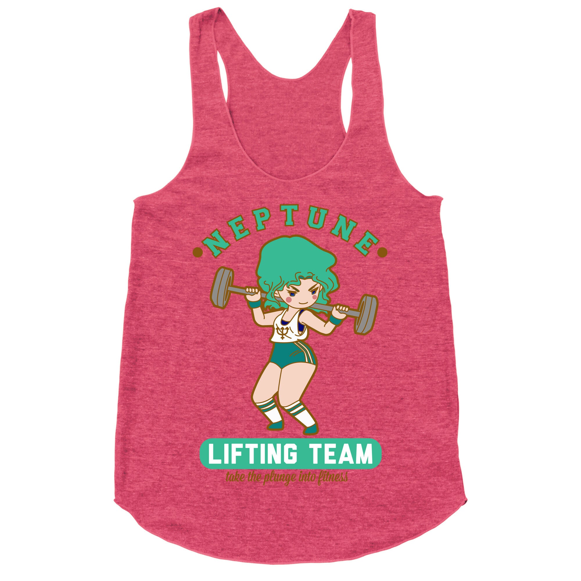 Neptune Lifting Team Parody Racerback Tank