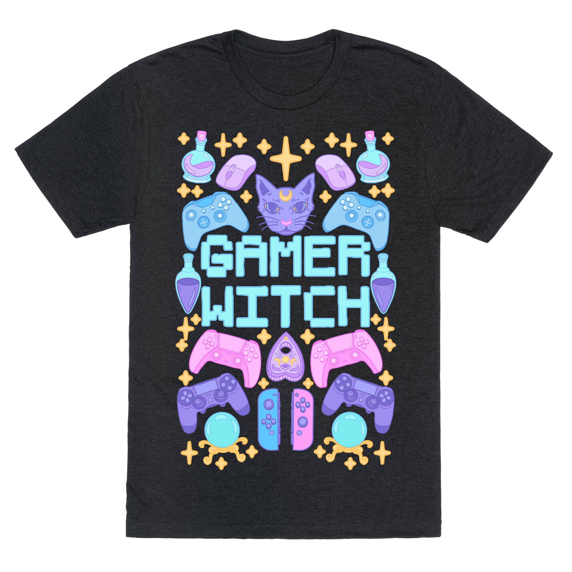 Gamer Witch Unisex Triblend Tee