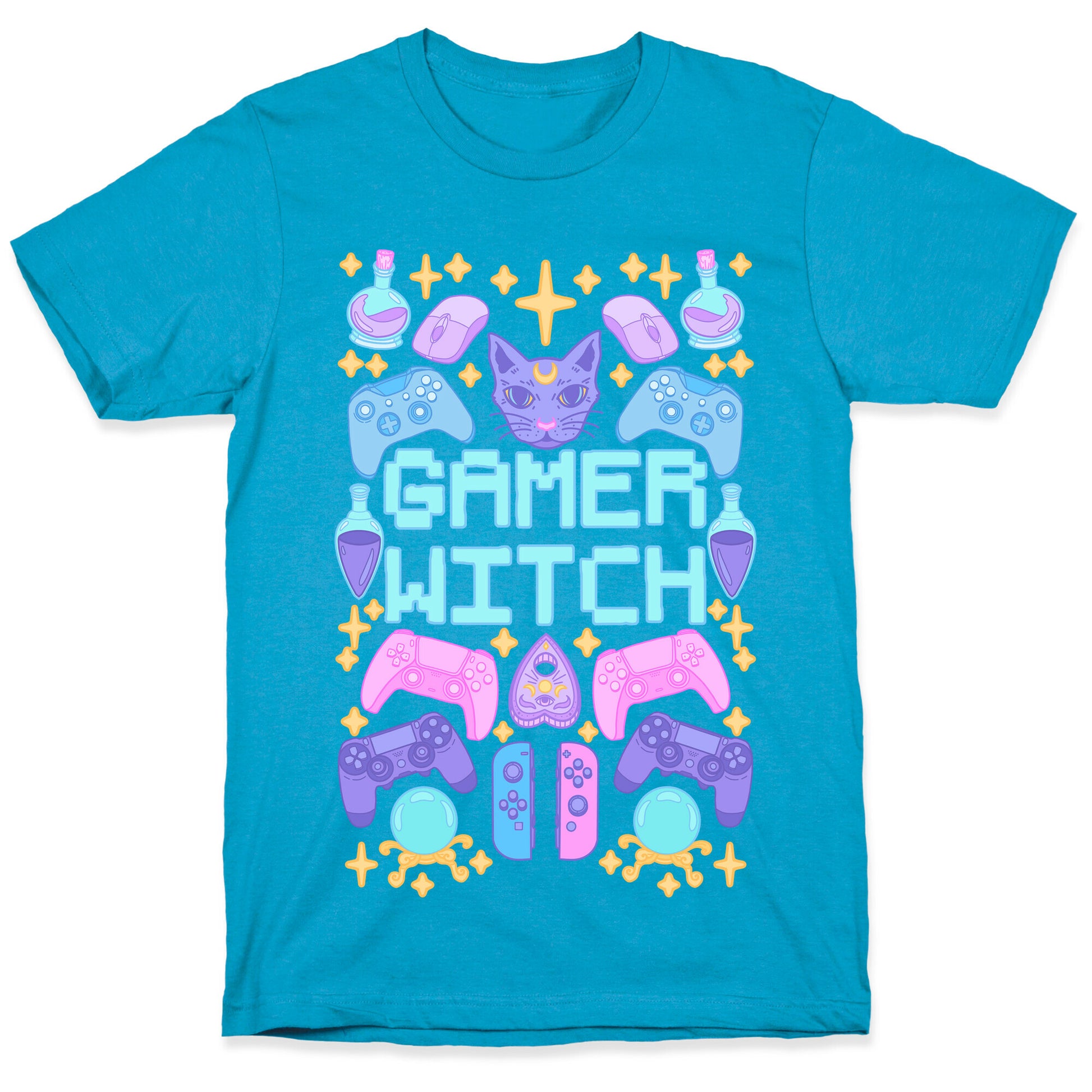 Gamer Witch Unisex Triblend Tee