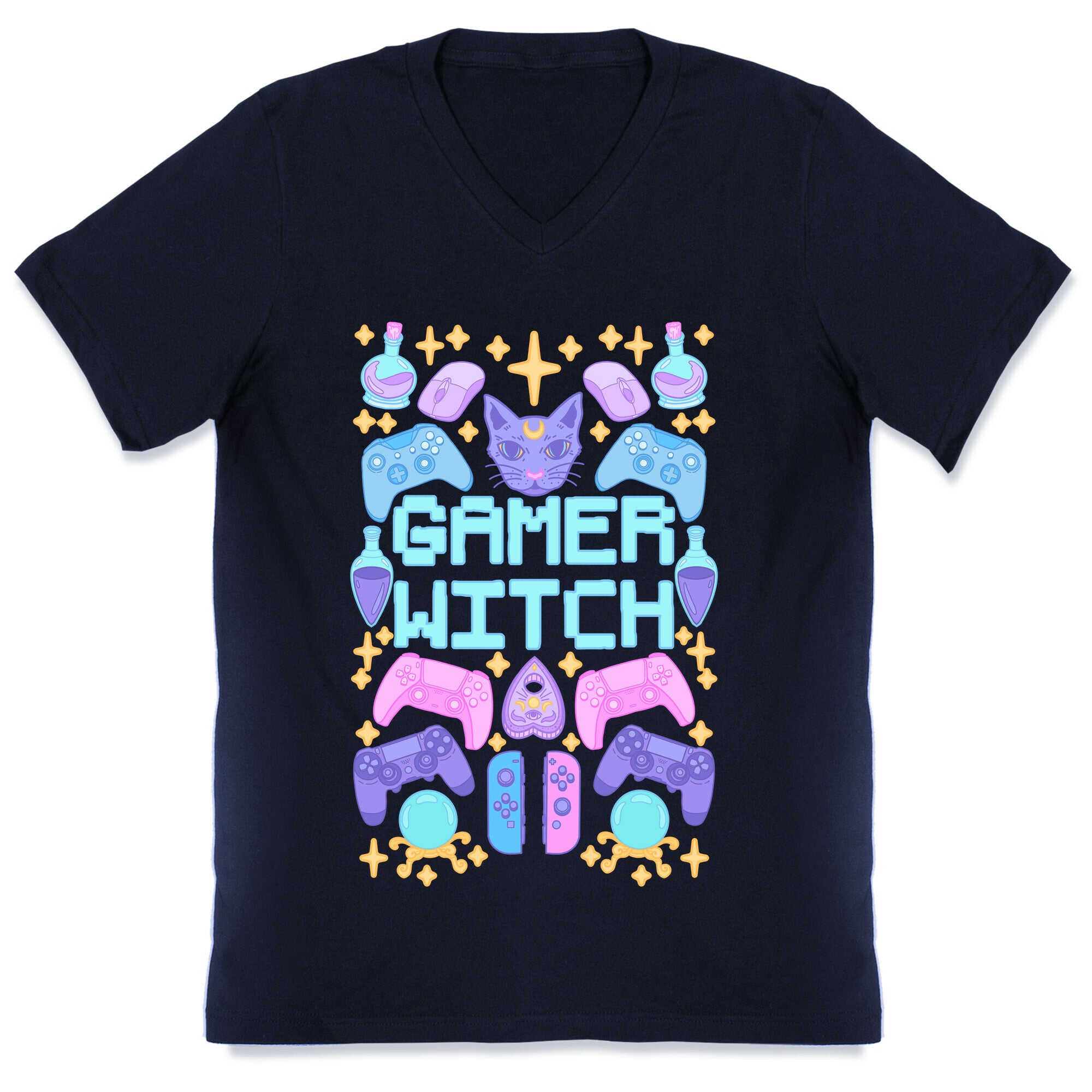 Gamer Witch V-Neck