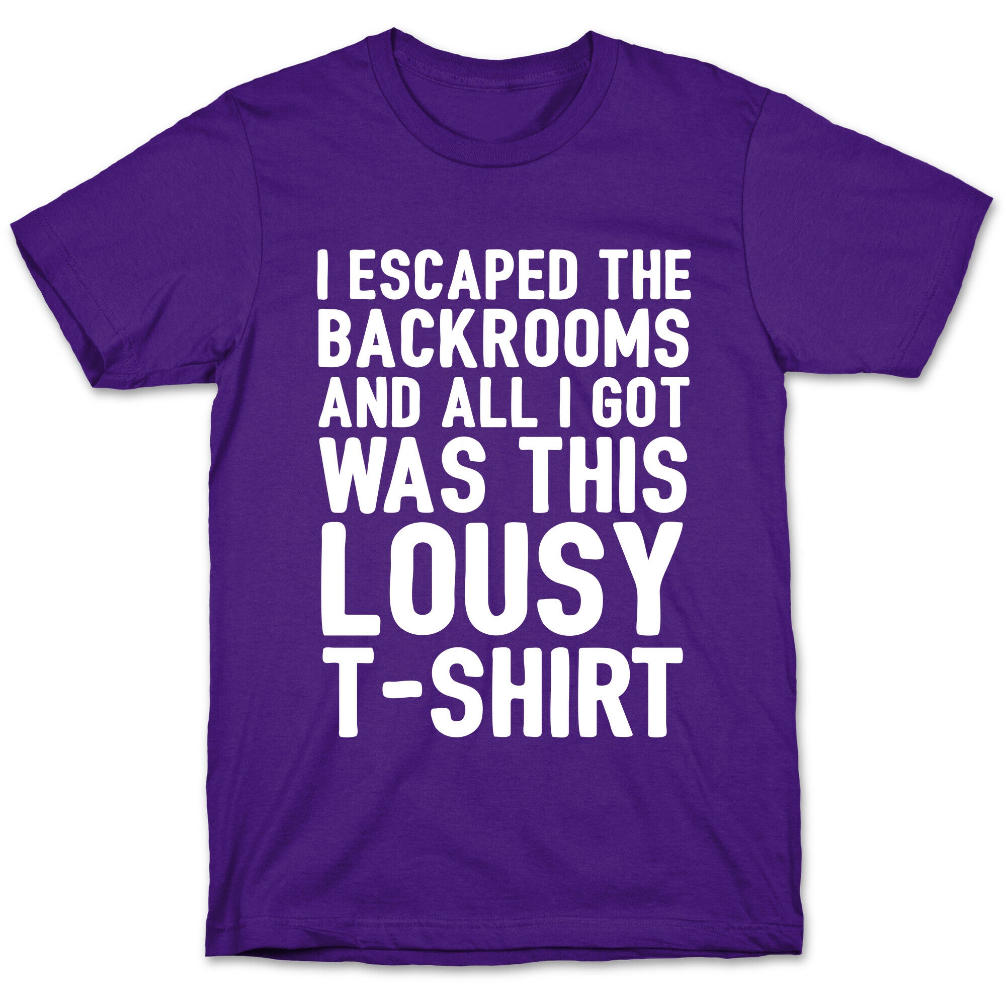 I Escaped The Backrooms And All I Got Was This Lousy T-Shirt T-Shirt