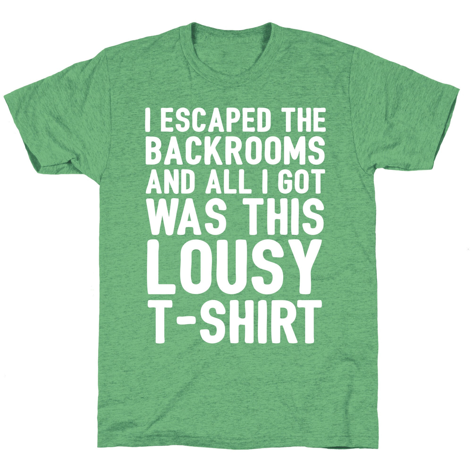 I Escaped The Backrooms And All I Got Was This Lousy T-Shirt Unisex Triblend Tee