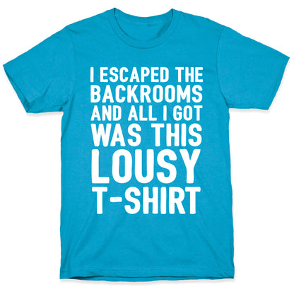 I Escaped The Backrooms And All I Got Was This Lousy T-Shirt Unisex Triblend Tee