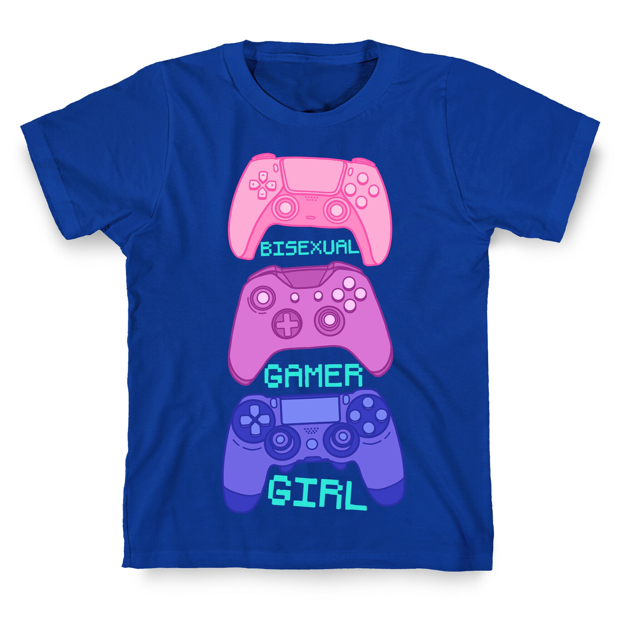 Bisexual Gamer Girl T-Shirt