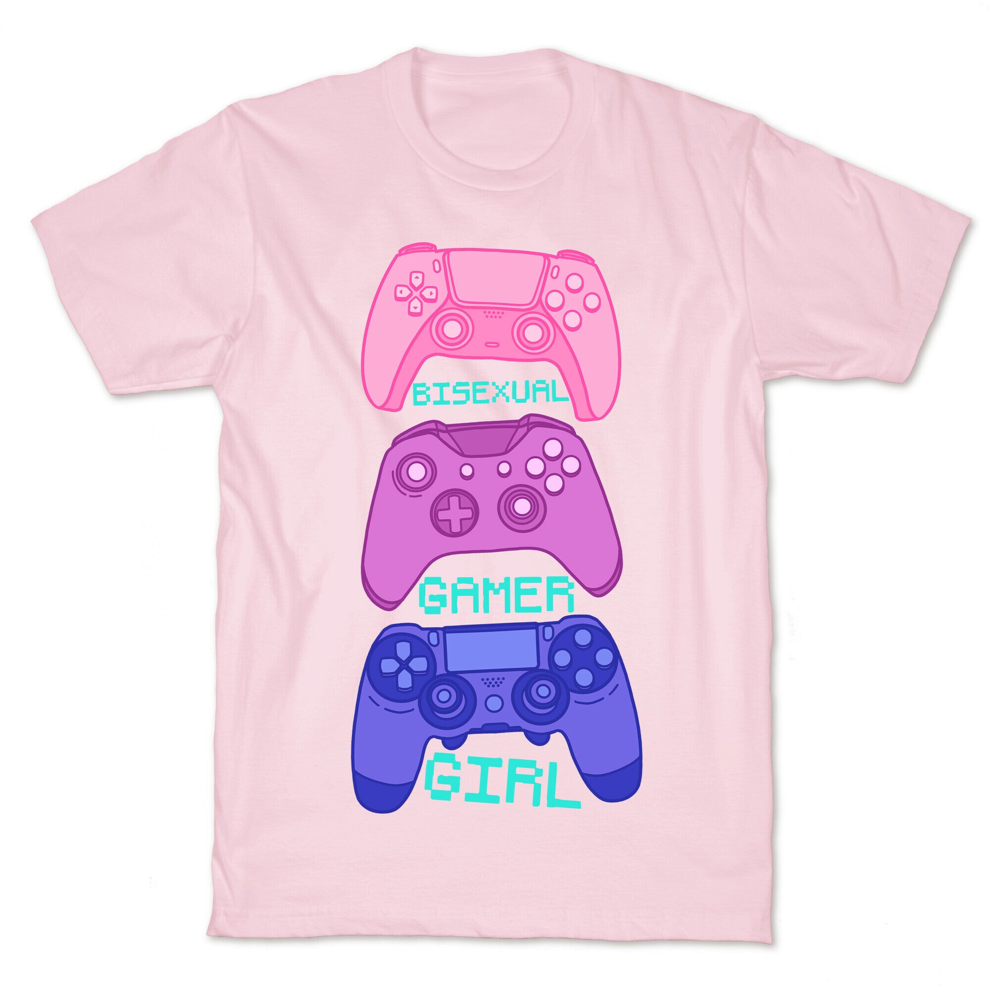 Bisexual Gamer Girl T-Shirt