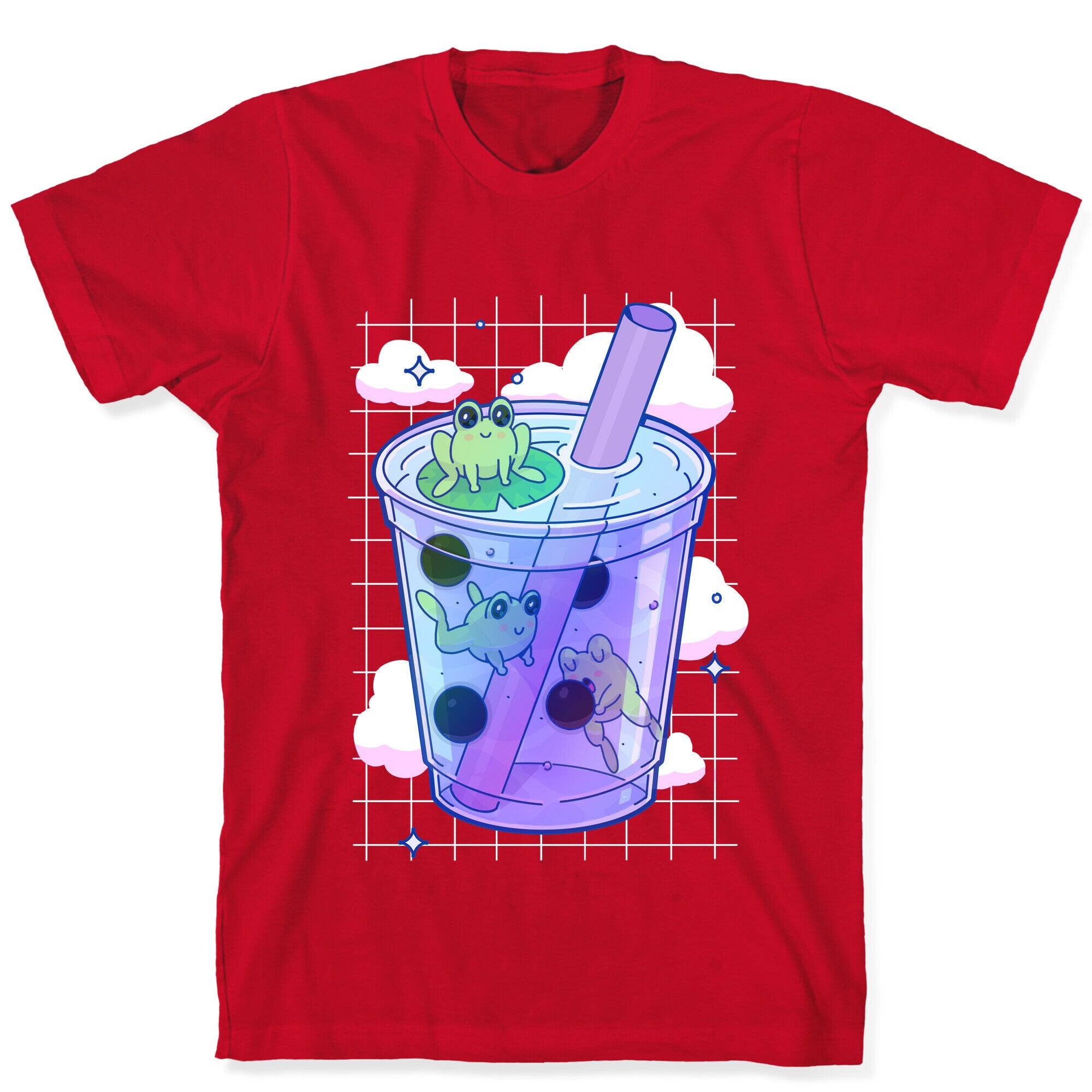 Kawaii Boba Frogs T-Shirt