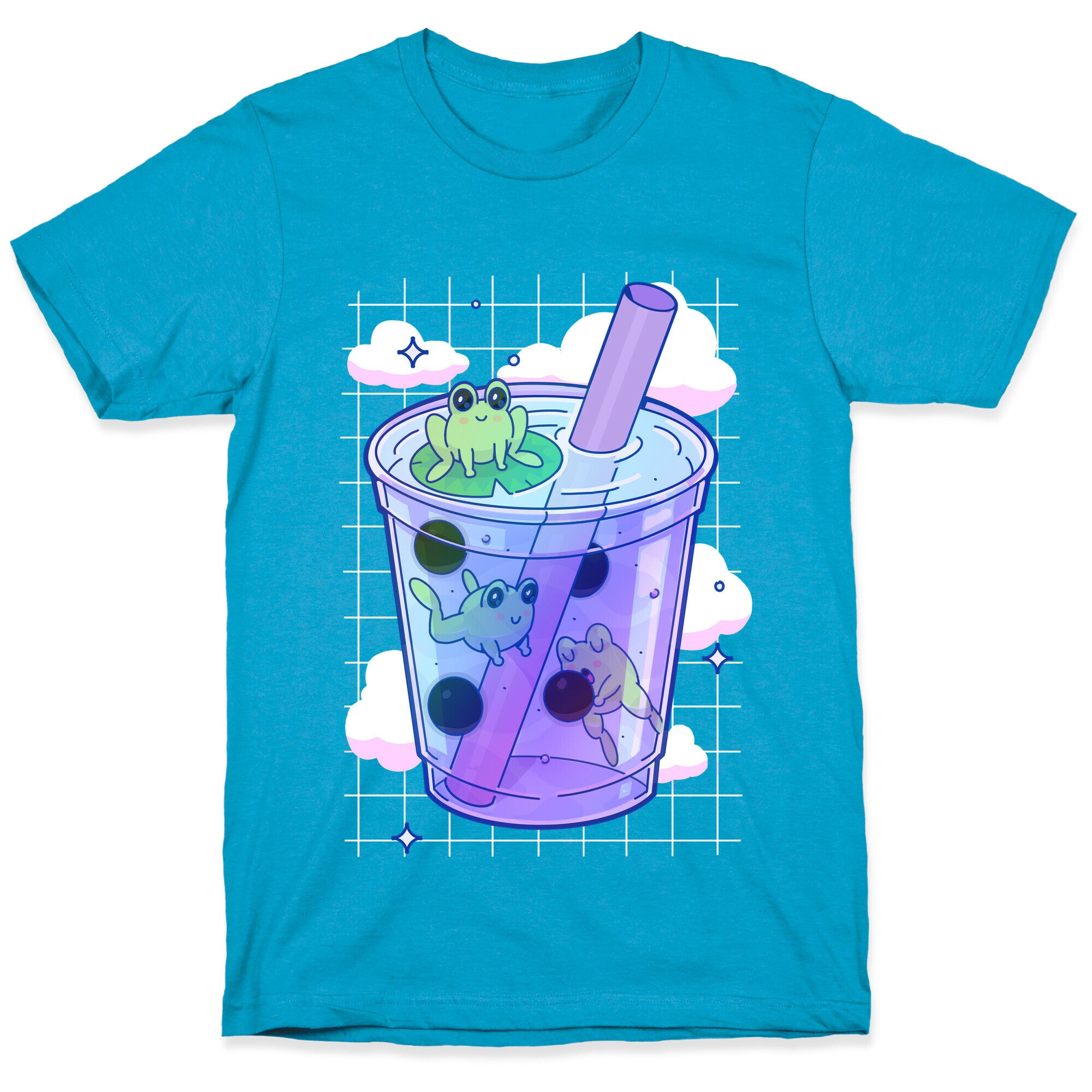 Kawaii Boba Frogs Unisex Triblend Tee