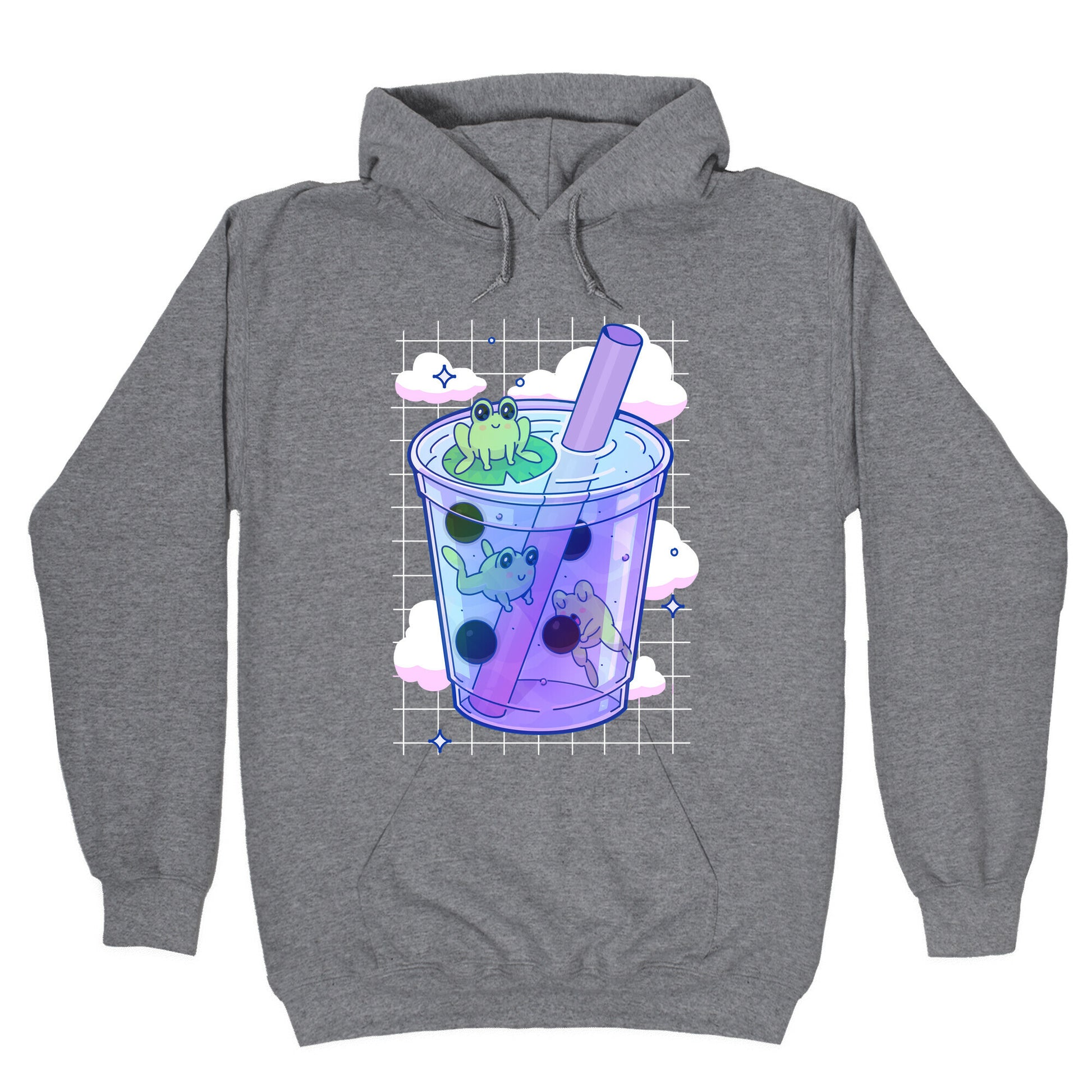 Kawaii Boba Frogs Hoodie