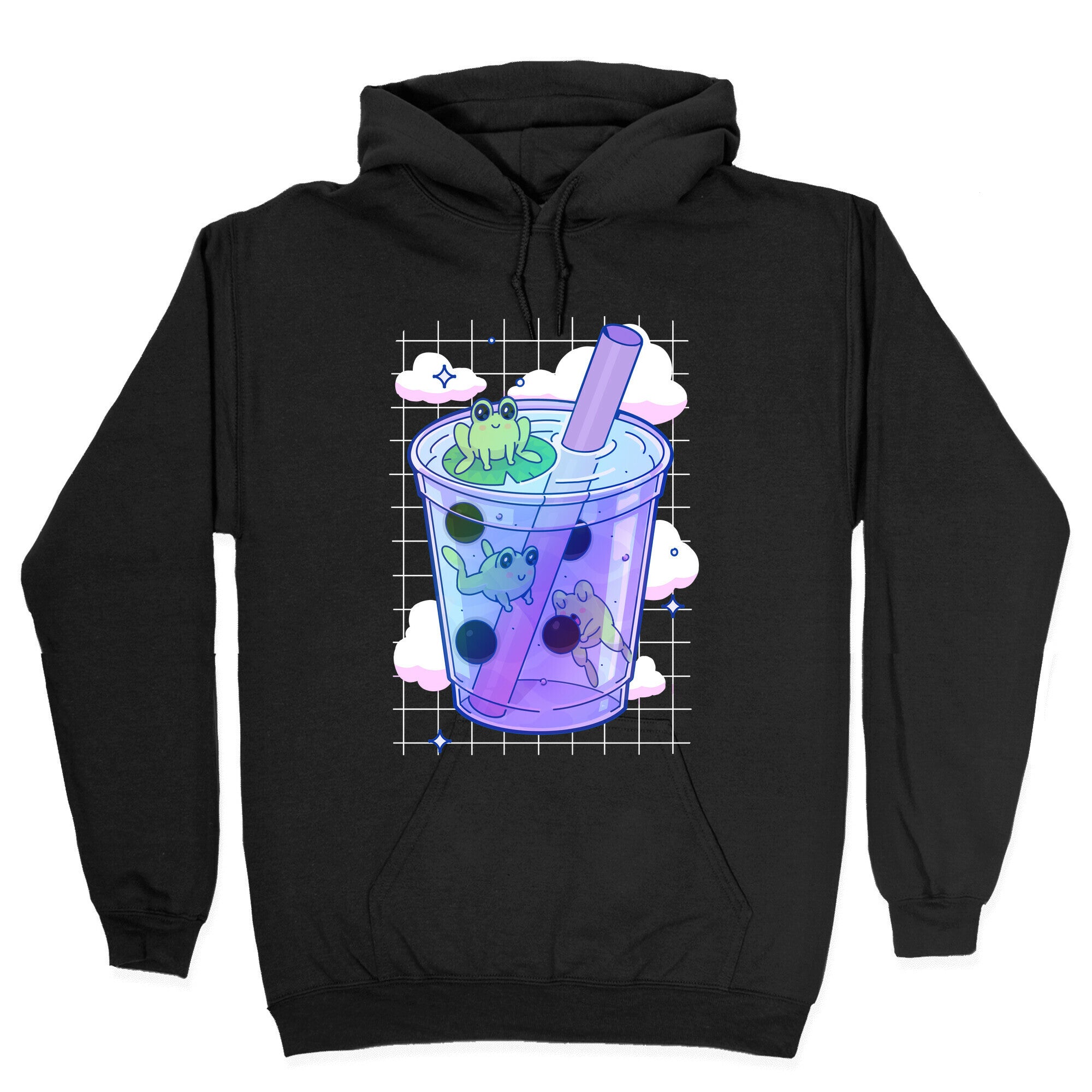 Kawaii Boba Frogs Hoodie