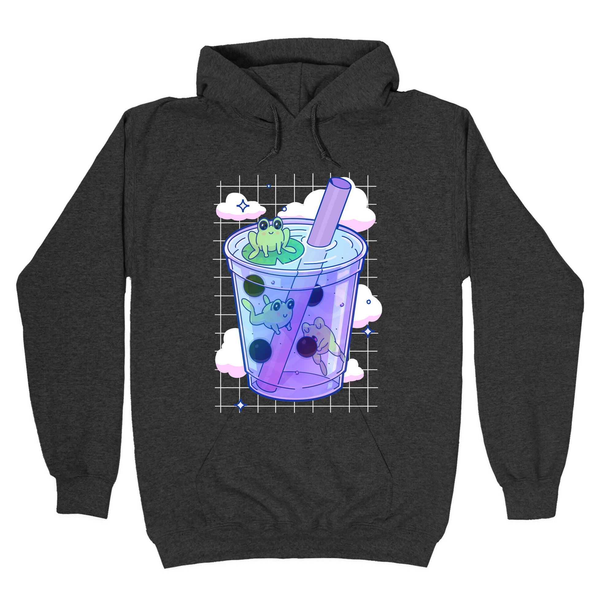 Kawaii Boba Frogs Hoodie