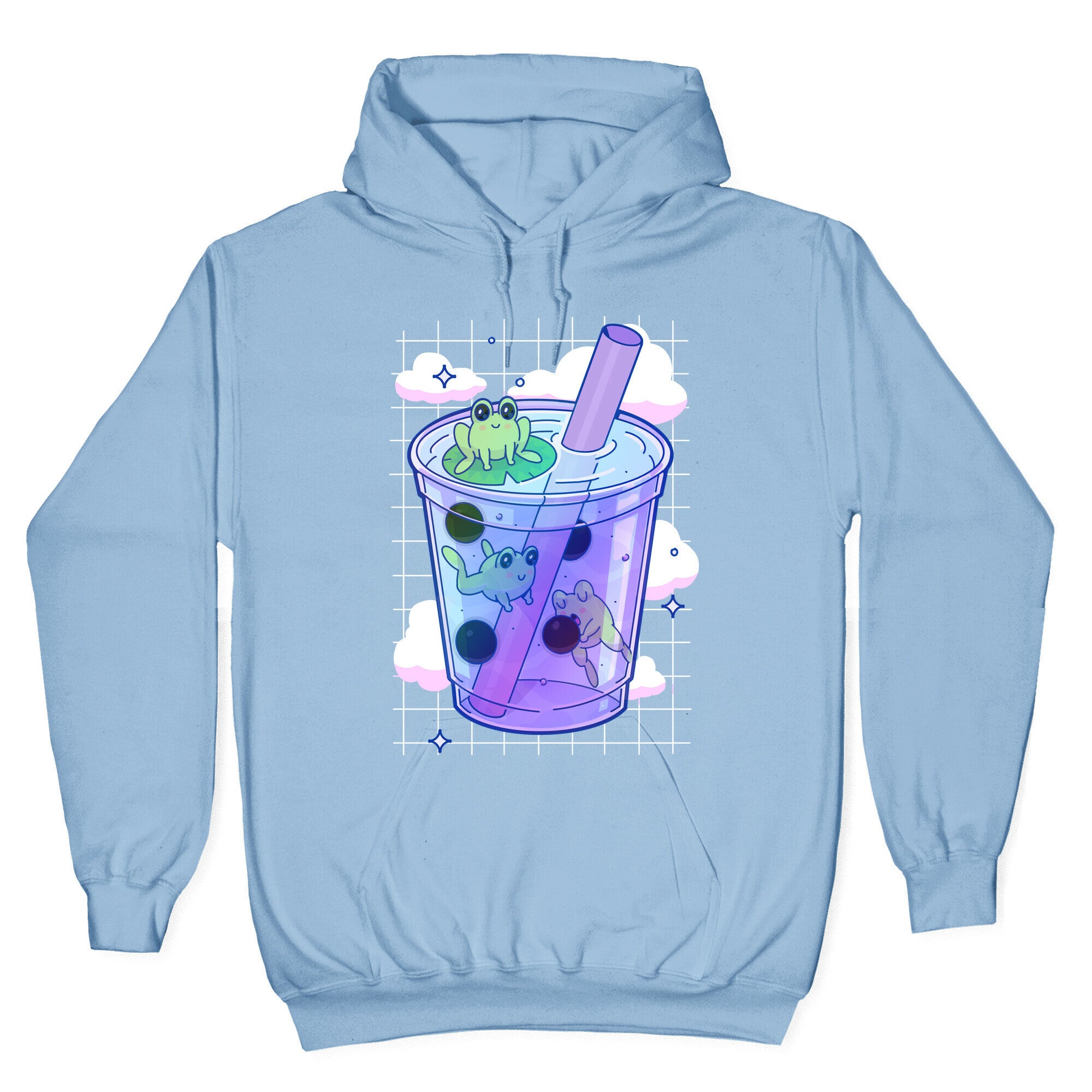 Kawaii Boba Frogs Hoodie