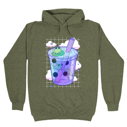 Kawaii Boba Frogs Hoodie