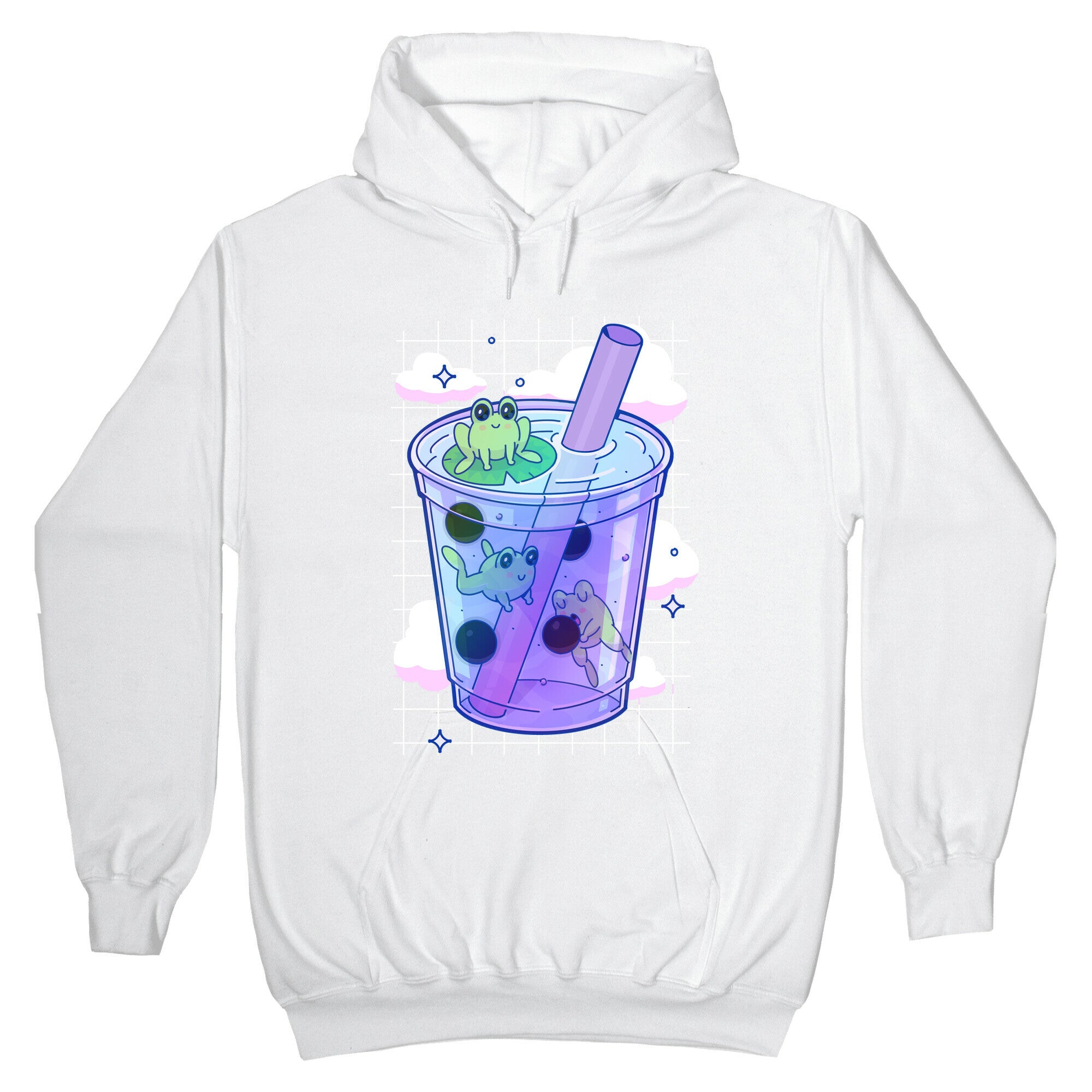 Kawaii Boba Frogs Hoodie