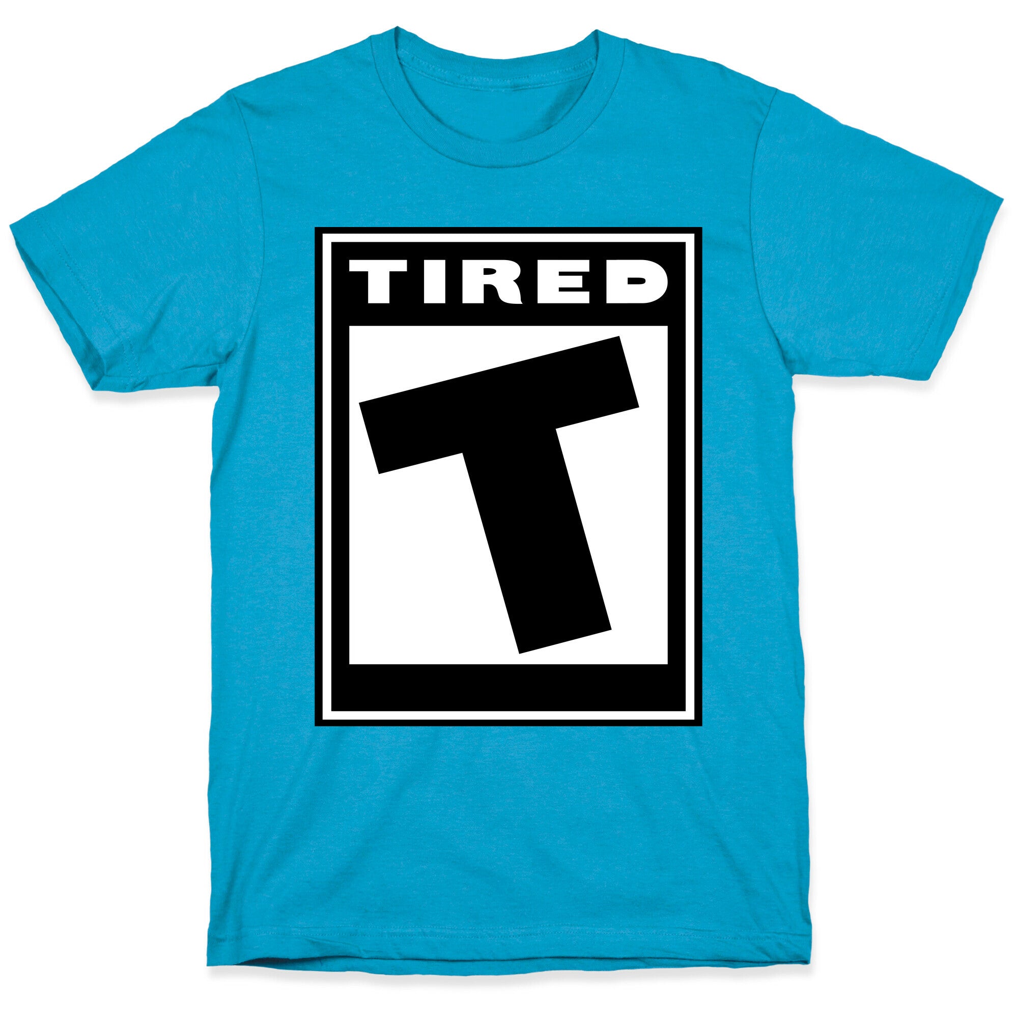 Rated T for Tired Unisex Triblend Tee