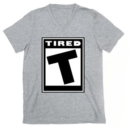 Rated T for Tired V-Neck