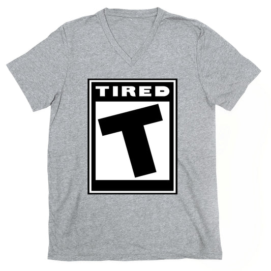 Rated T for Tired V-Neck