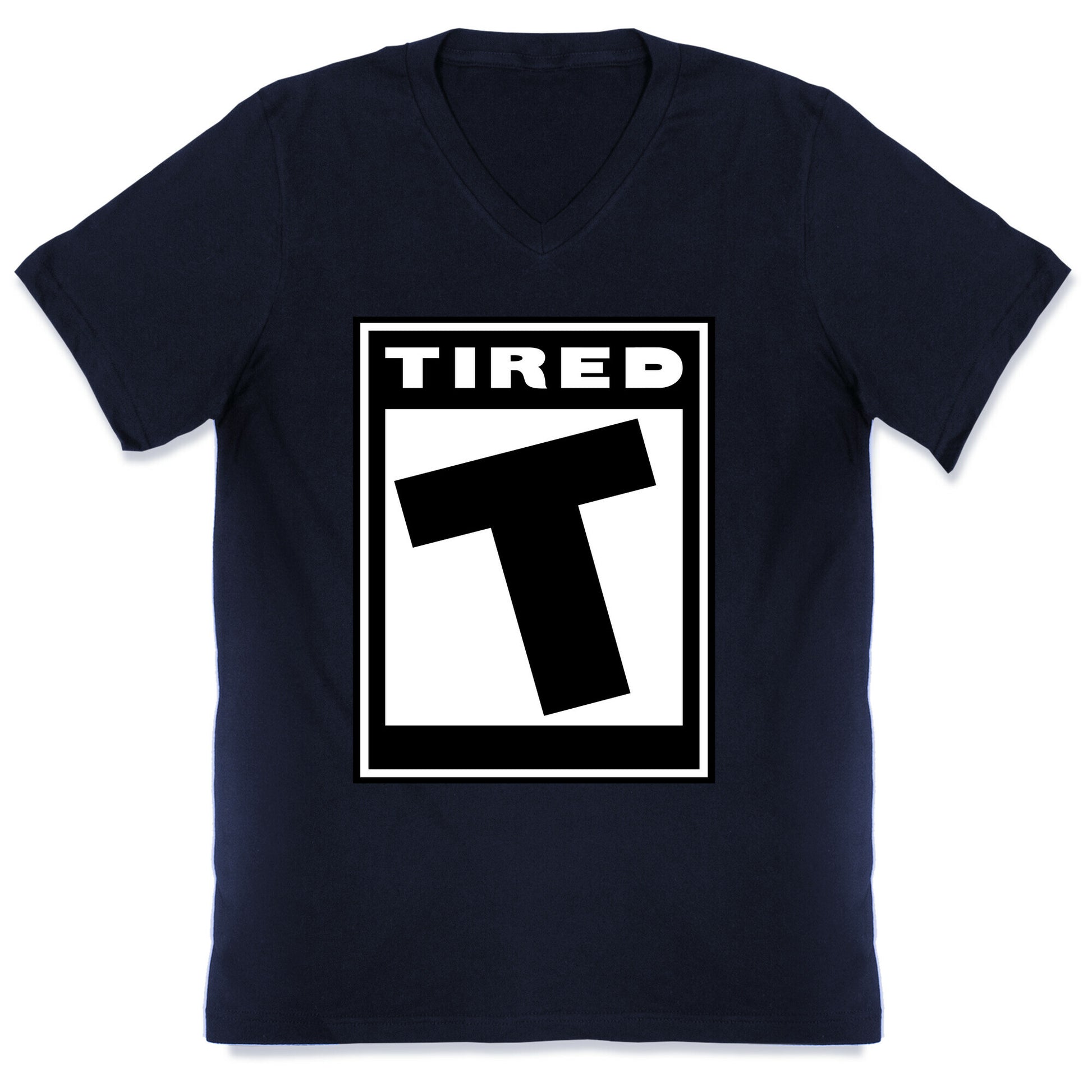 Rated T for Tired V-Neck