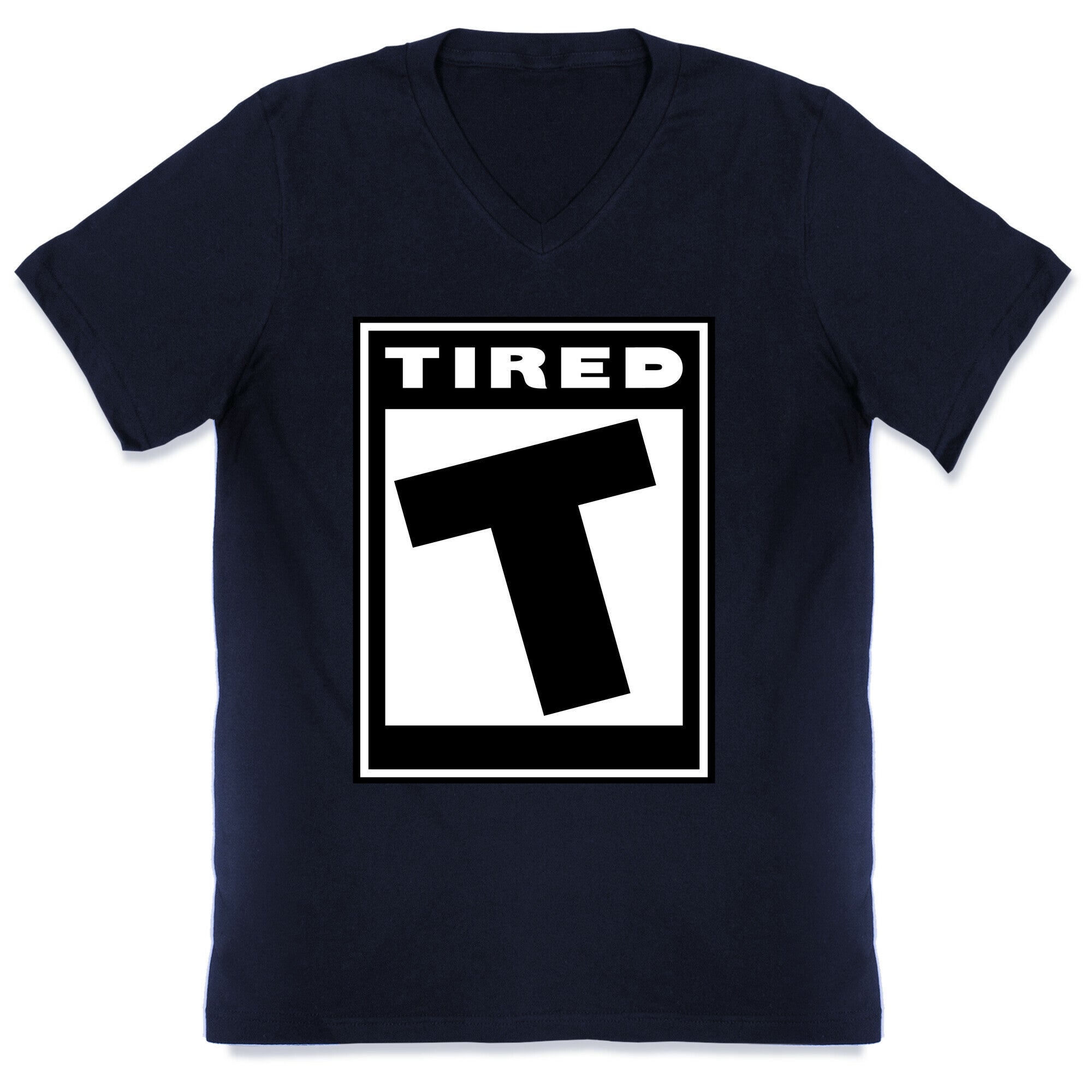 Rated T for Tired V-Neck