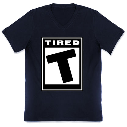 Rated T for Tired V-Neck