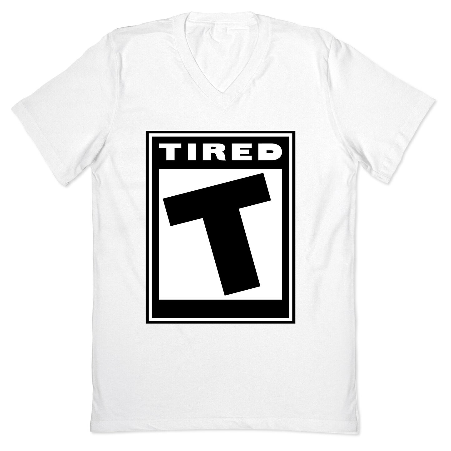 Rated T for Tired V-Neck