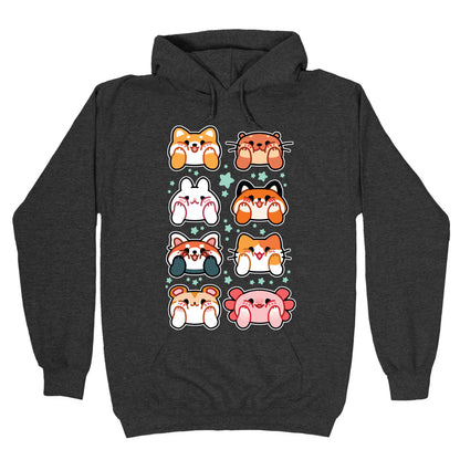 Kawaii Squishy Face Animals Hoodie