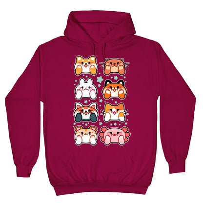 Kawaii Squishy Face Animals Hoodie