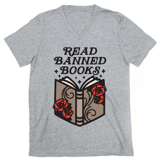 Read Banned Books V-Neck