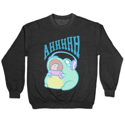 Gamer Frog Scream Crewneck Sweatshirt