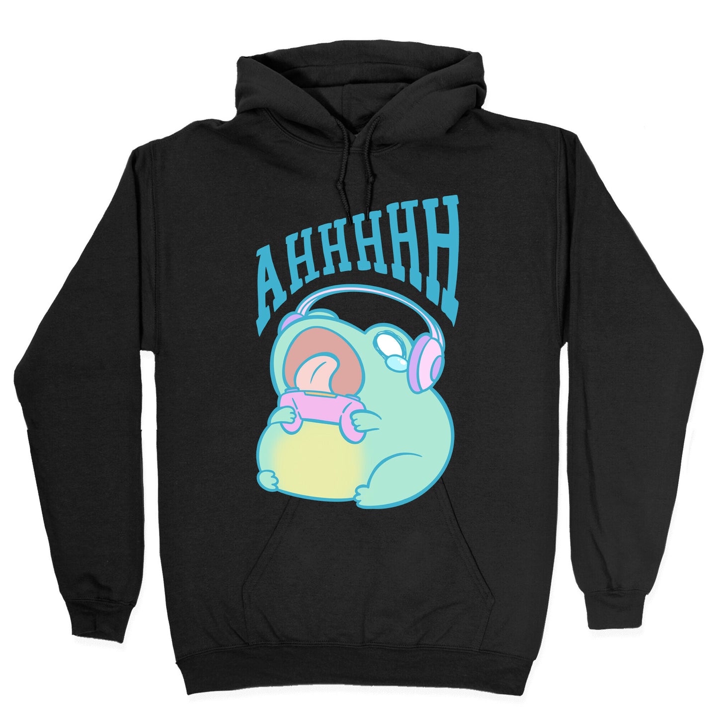 Gamer Frog Scream Hoodie