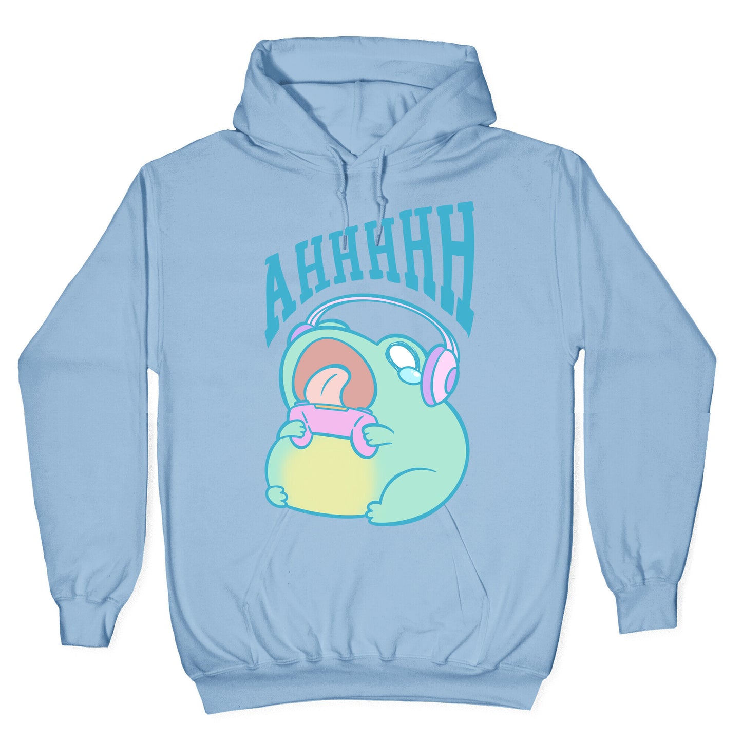 Gamer Frog Scream Hoodie