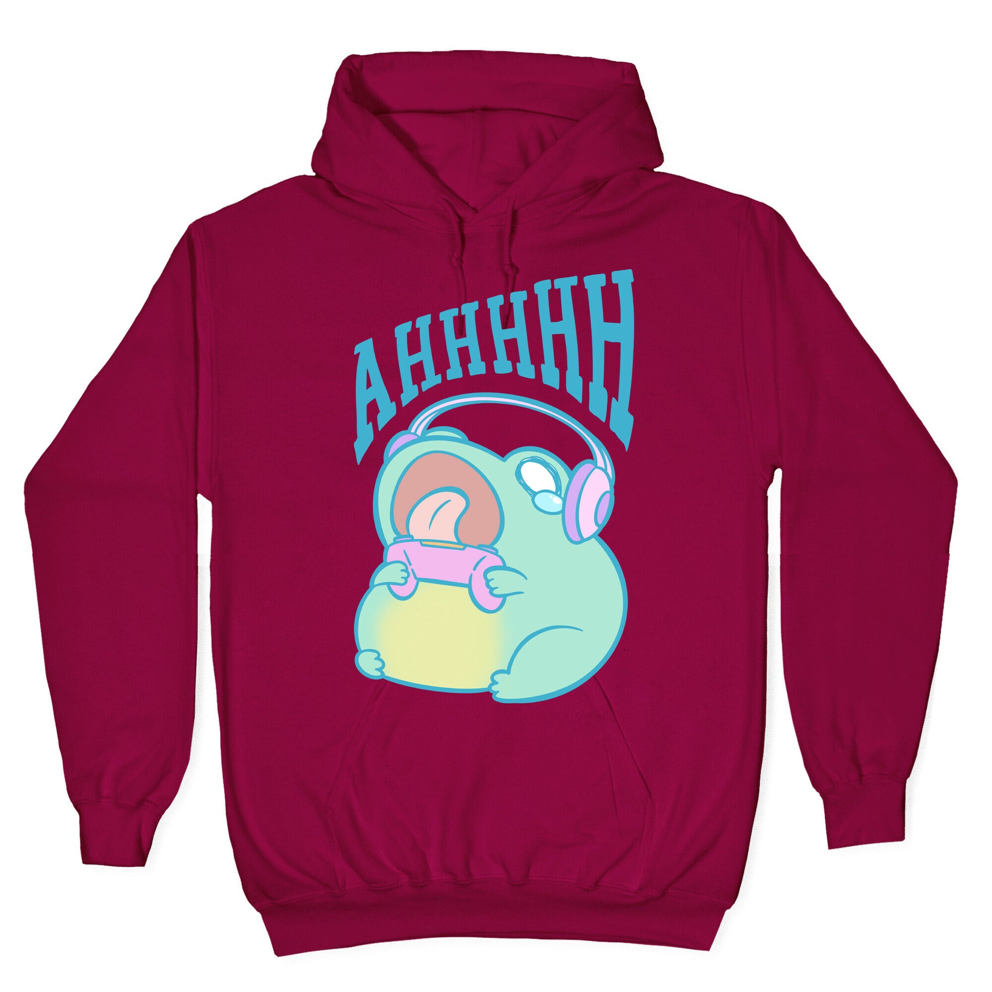 Gamer Frog Scream Hoodie