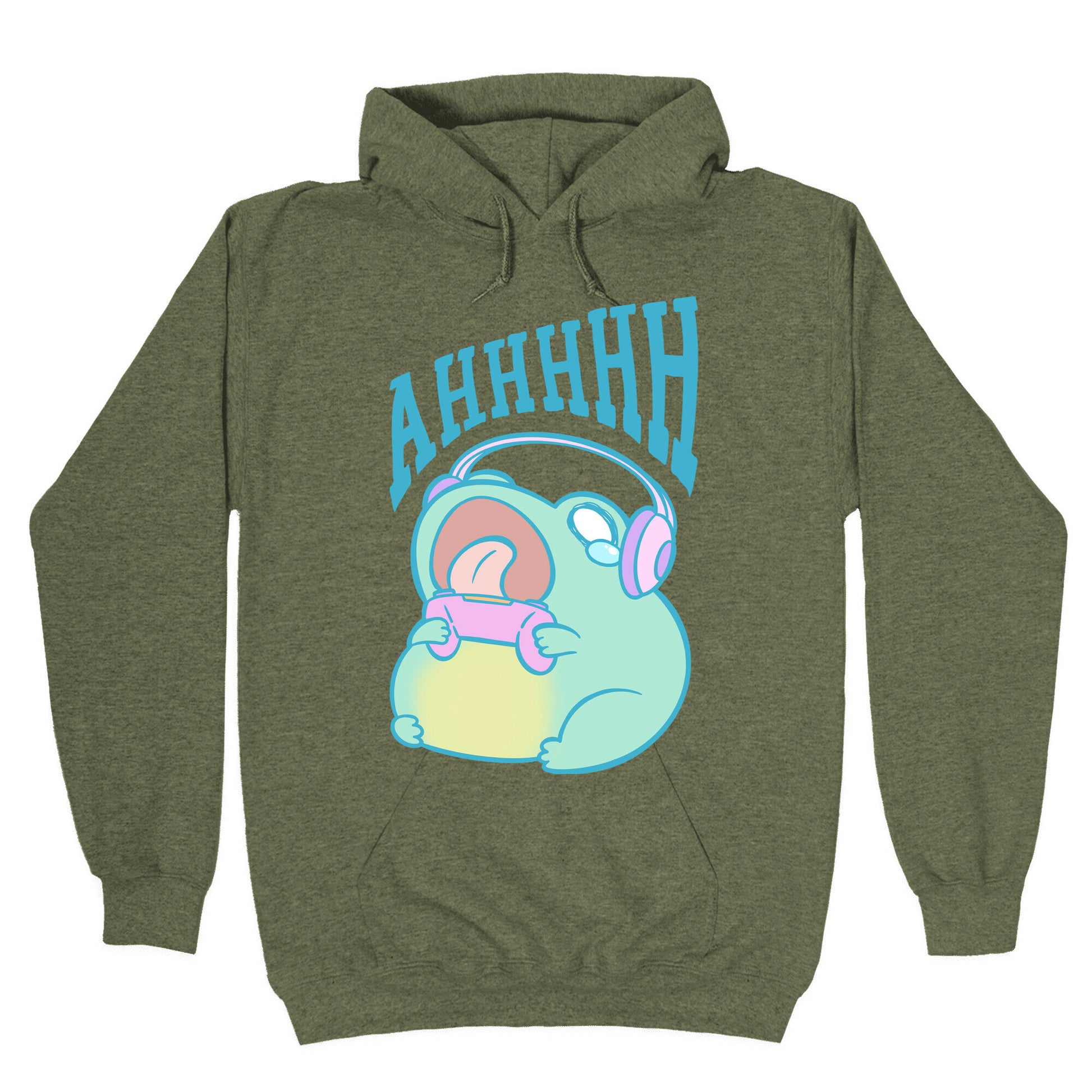 Gamer Frog Scream Hoodie