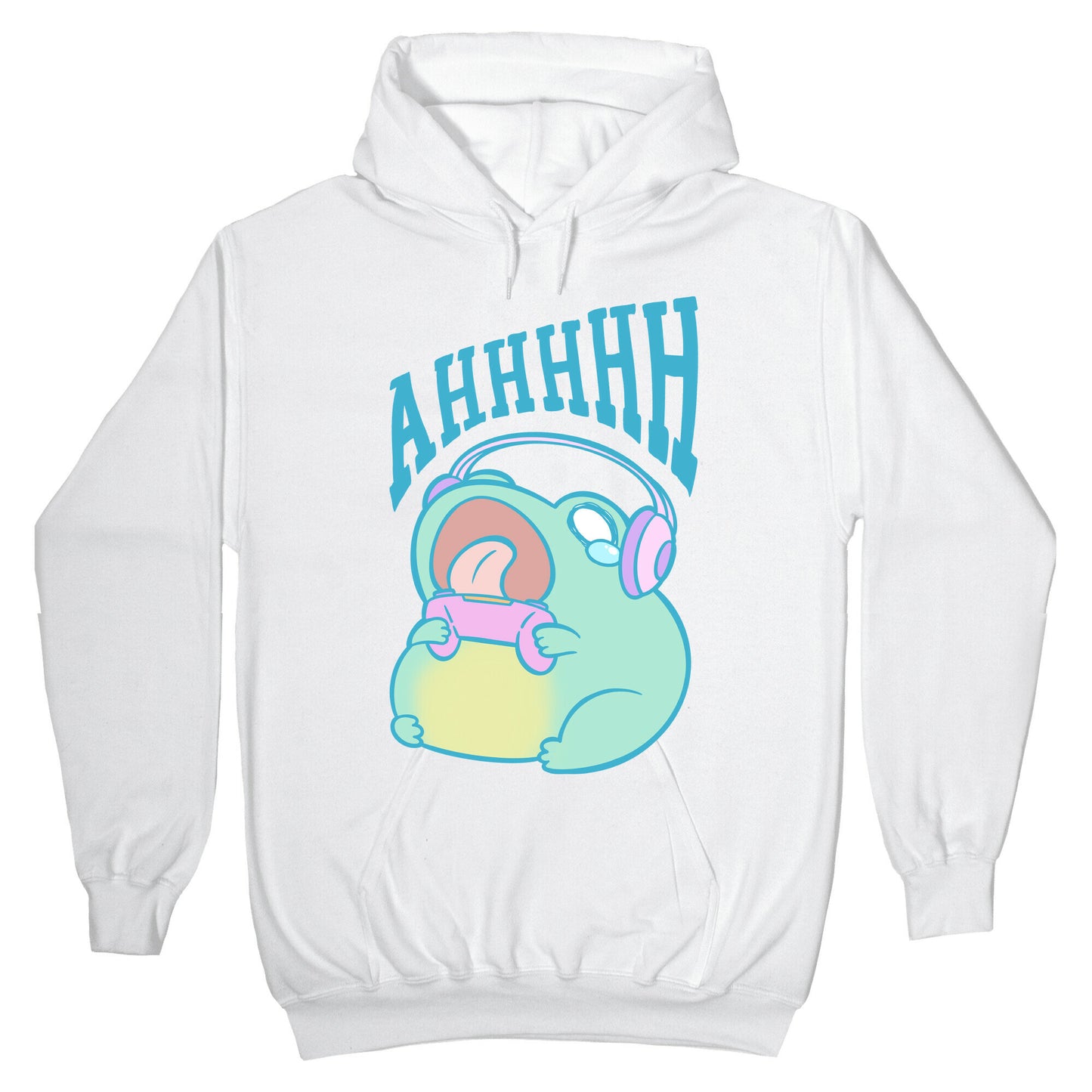 Gamer Frog Scream Hoodie