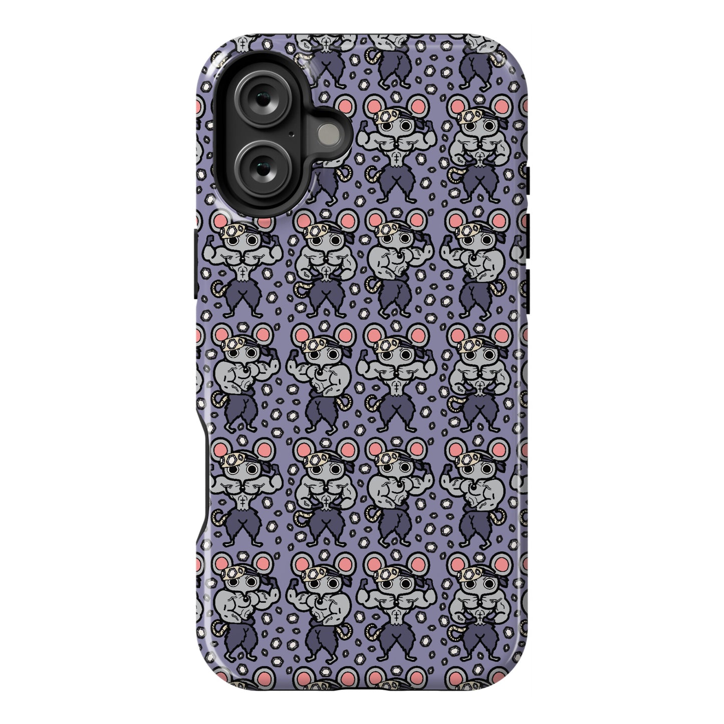 Muscle Mice Pattern Parody Phone Case