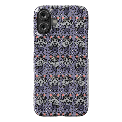 Muscle Mice Pattern Parody Phone Case