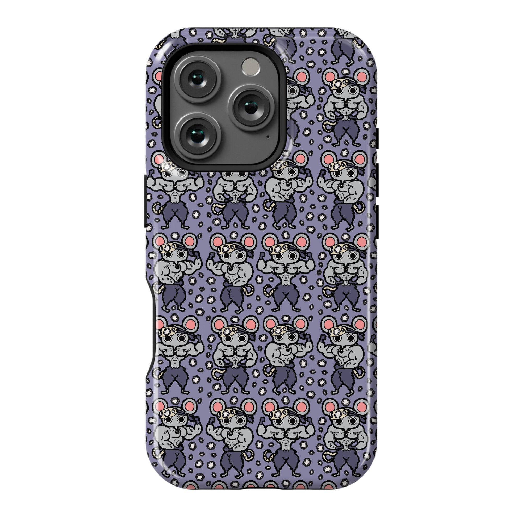 Muscle Mice Pattern Parody Phone Case