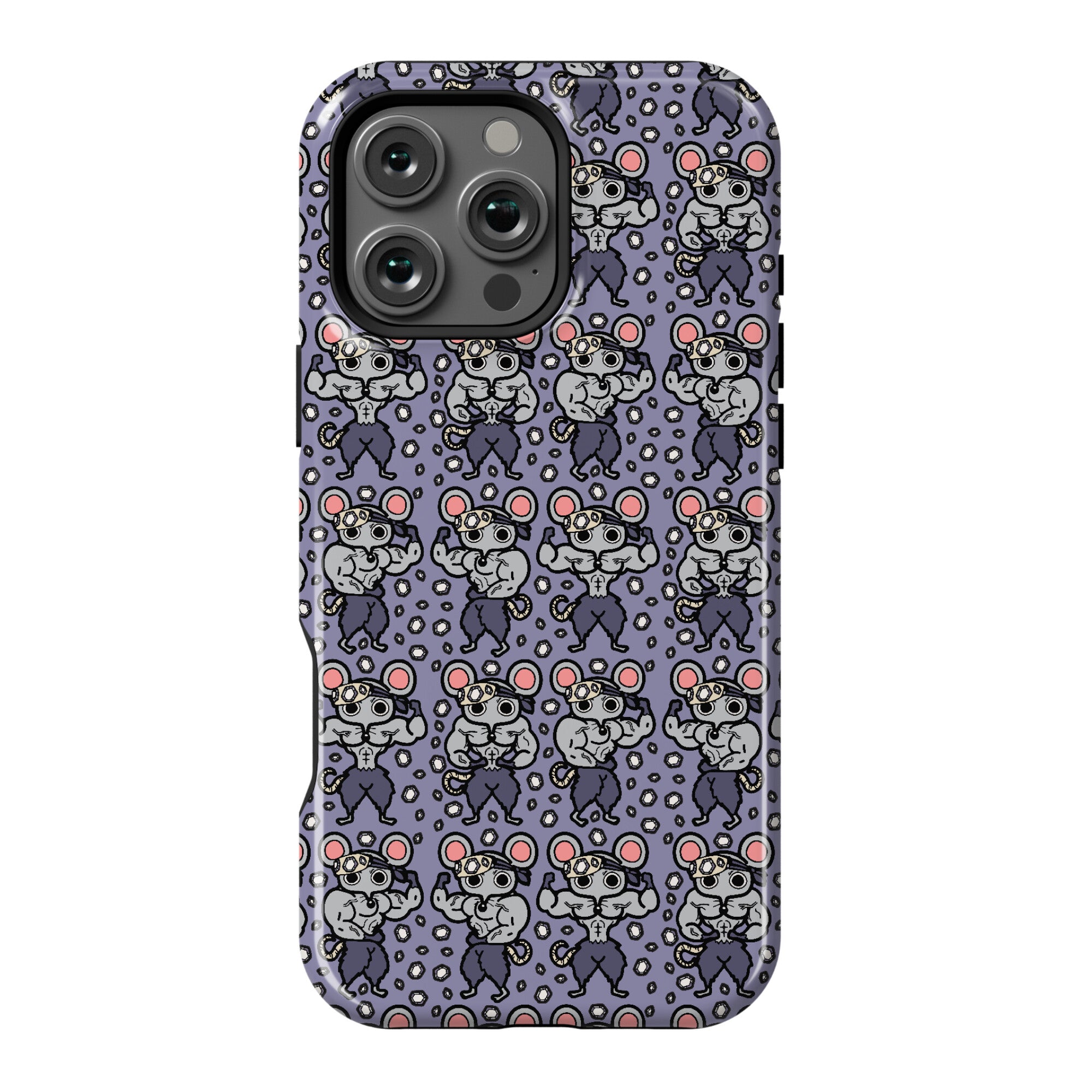 Muscle Mice Pattern Parody Phone Case