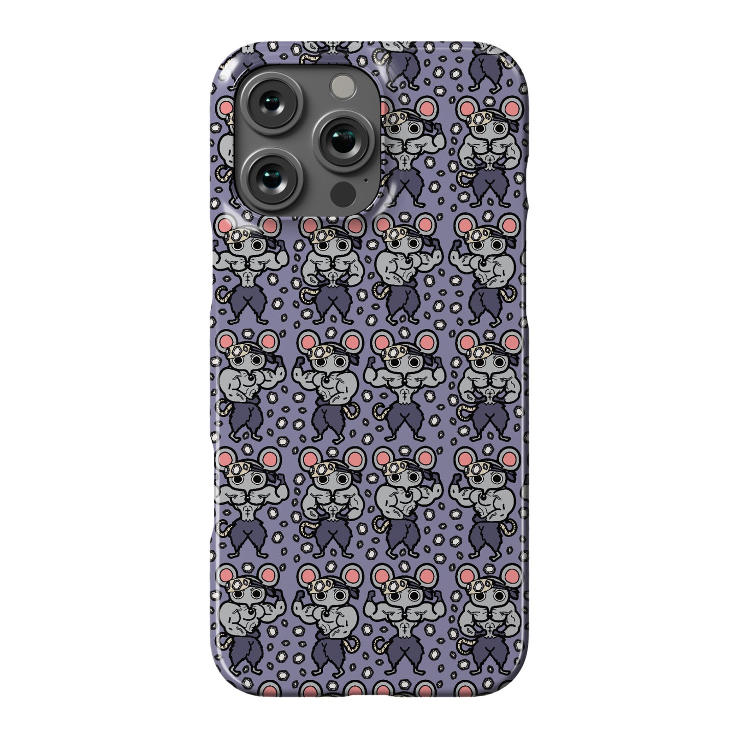Muscle Mice Pattern Parody Phone Case