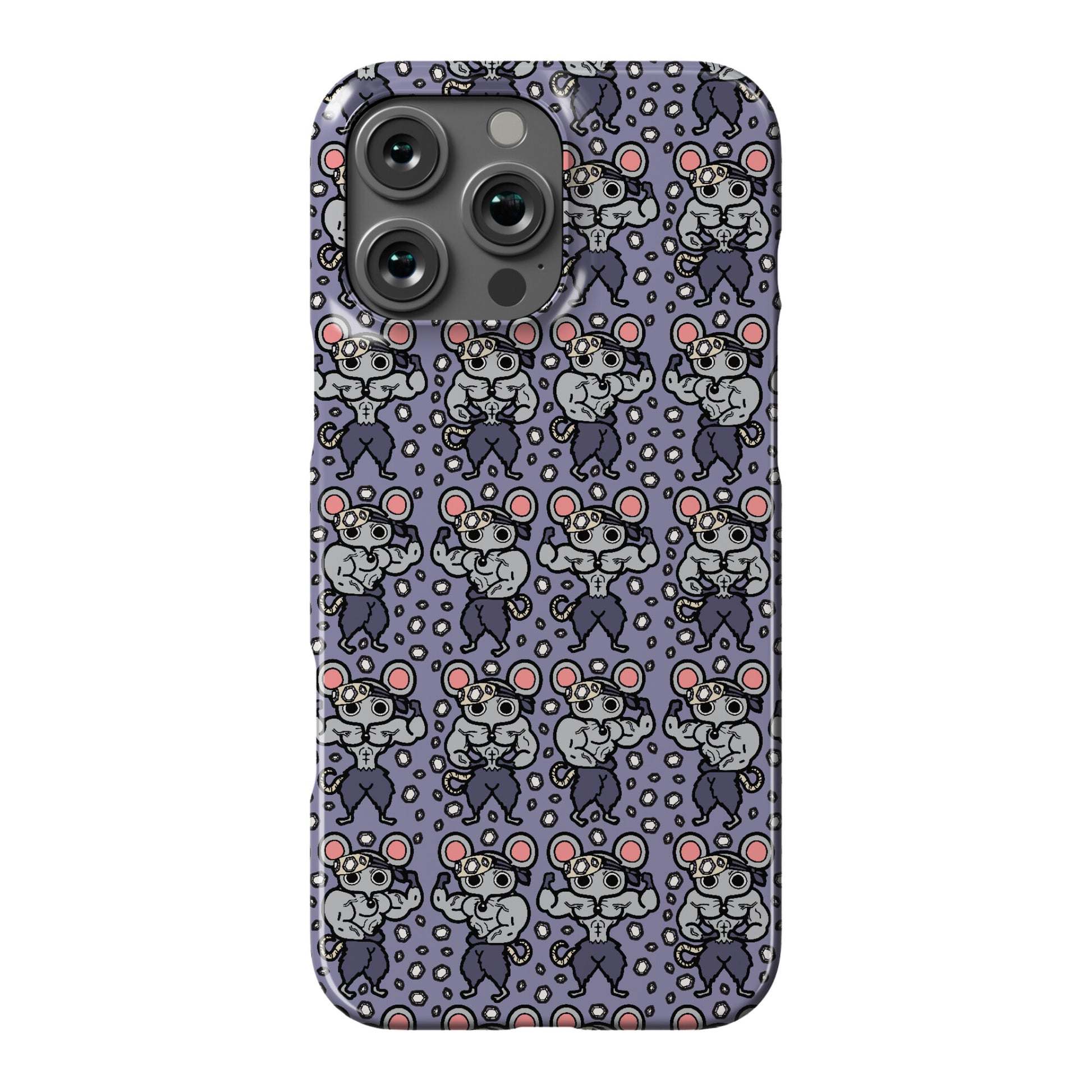 Muscle Mice Pattern Parody Phone Case