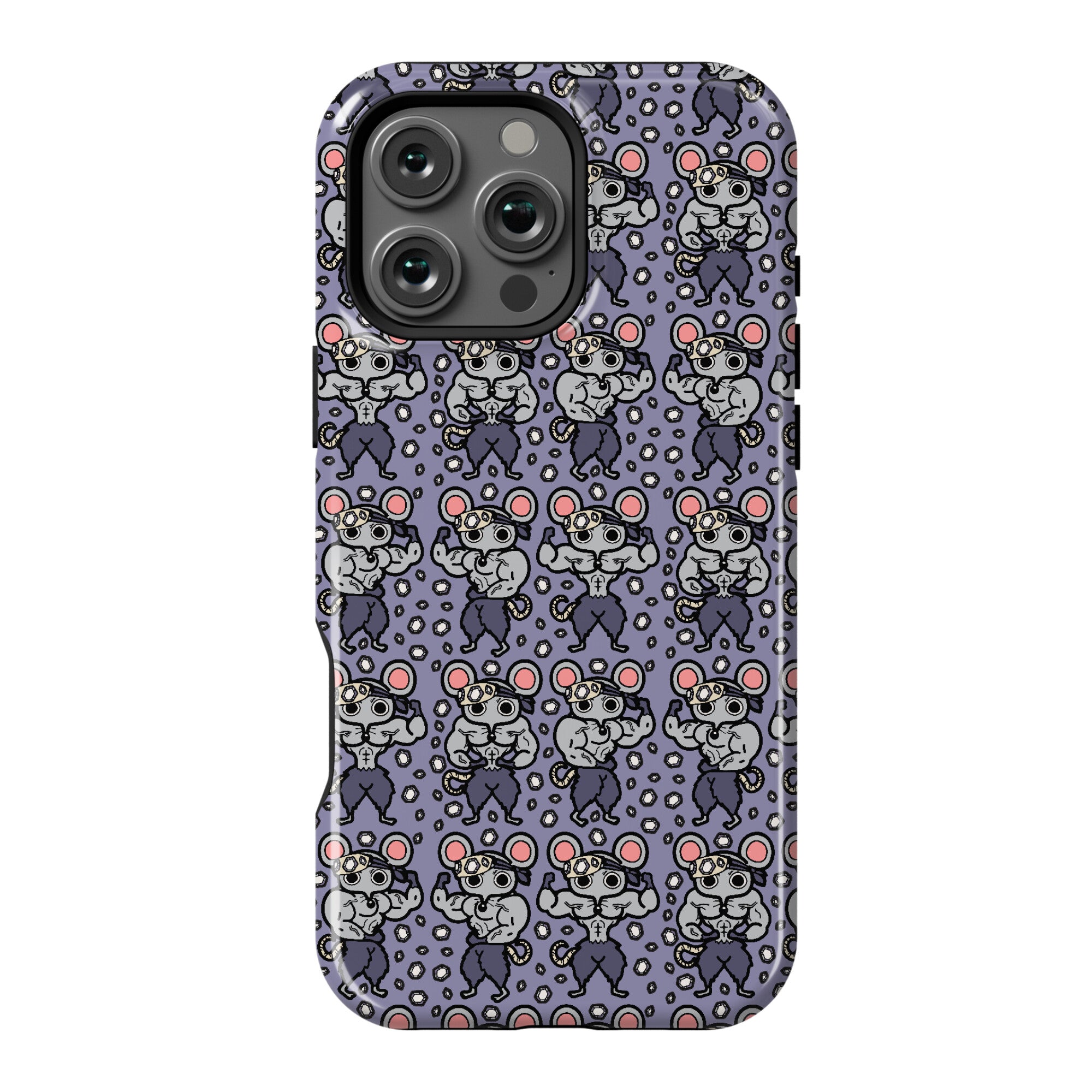 Muscle Mice Pattern Parody Phone Case